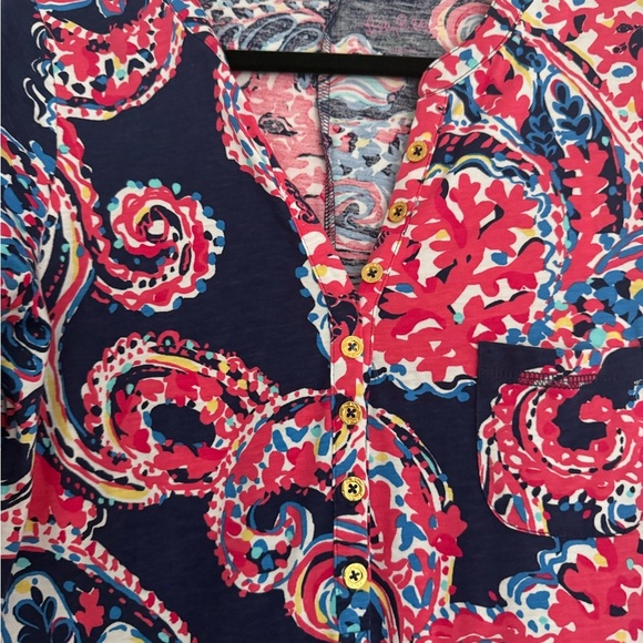 Lilly Pulitzer Alessia Long Sleeve Paisley Maxi Dress - Picture 4 of 8